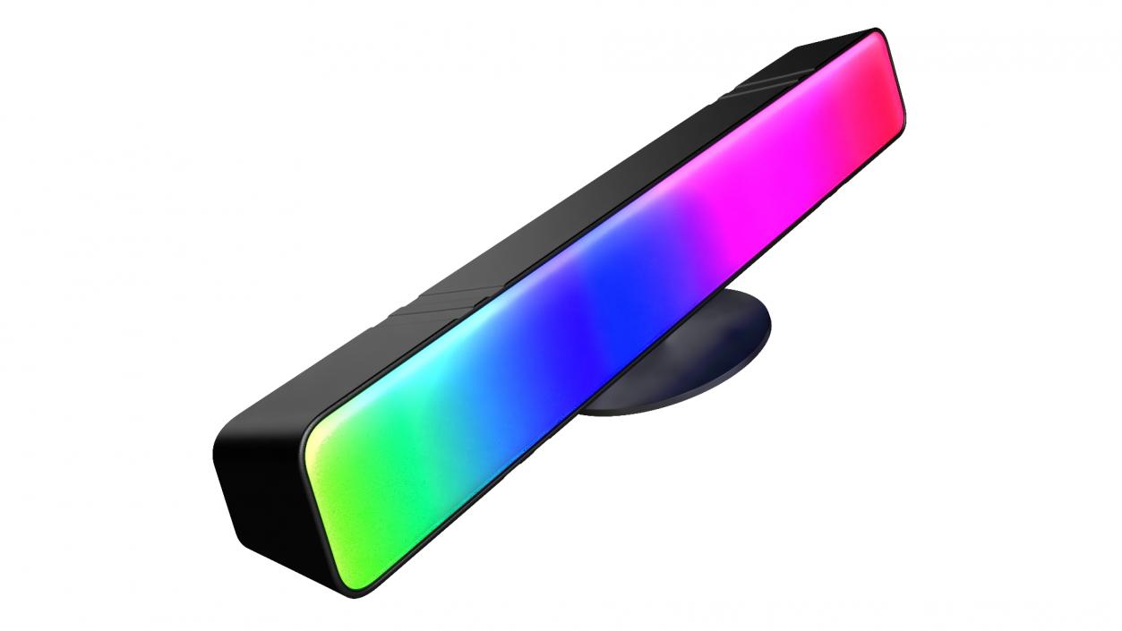 Horizontal Dynamic RGB Light Bar 3D