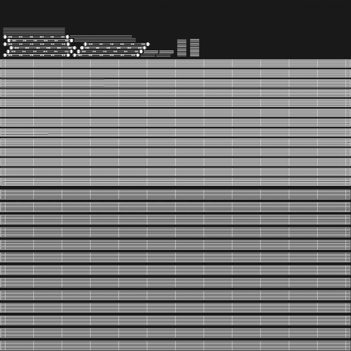 Steel Pipes Bundle 6 Meters 2 3D model