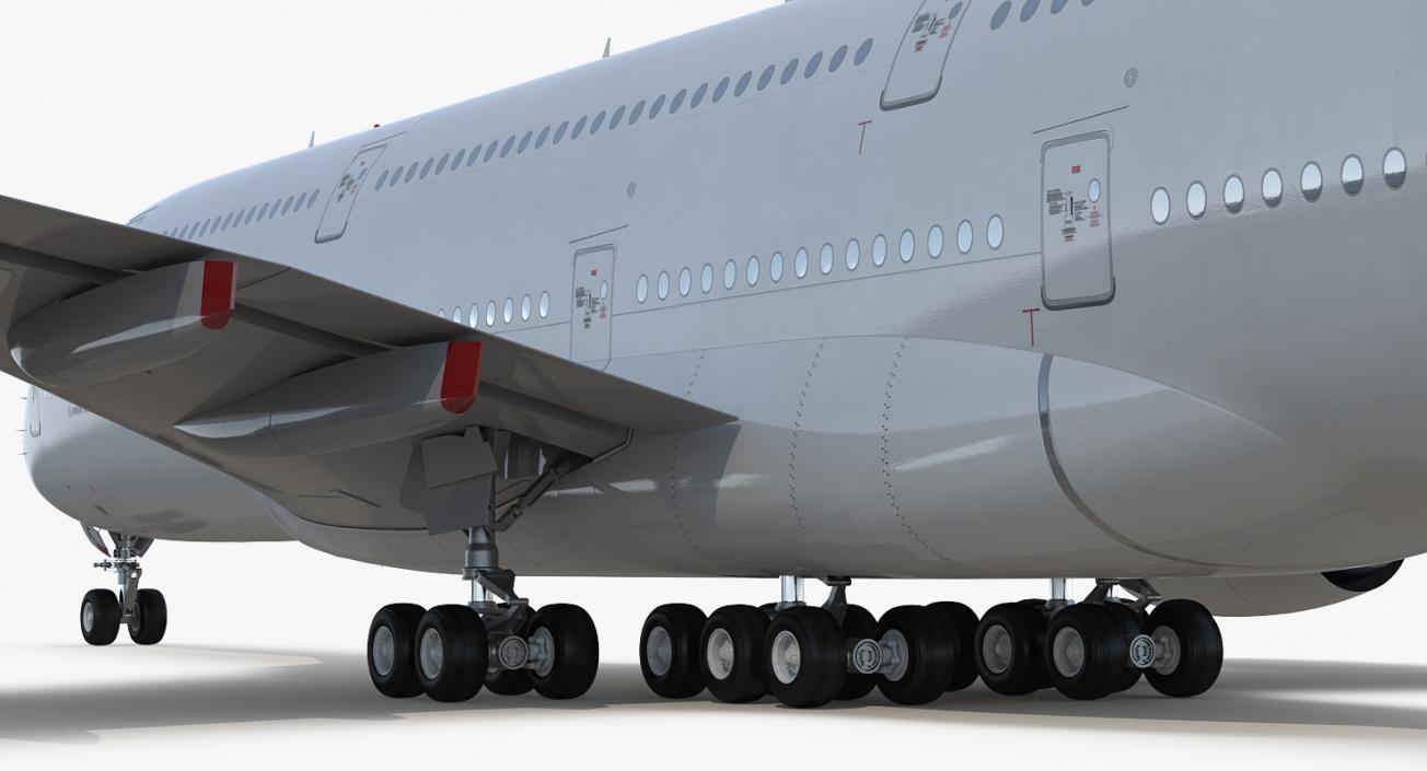 3D model Airbus A380-900 Generic Rigged