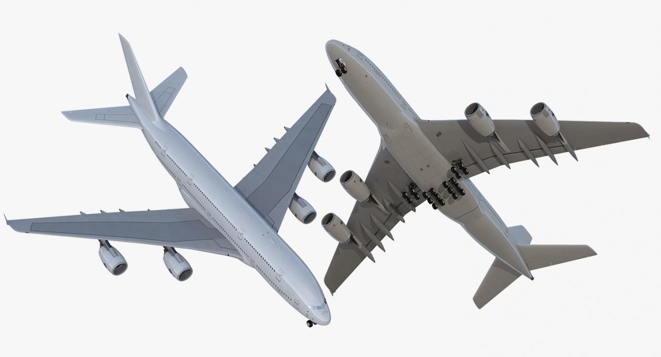 3D model Airbus A380-900 Generic Rigged