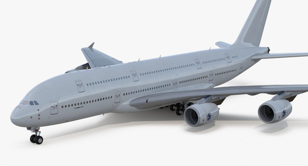 3D model Airbus A380-900 Generic Rigged