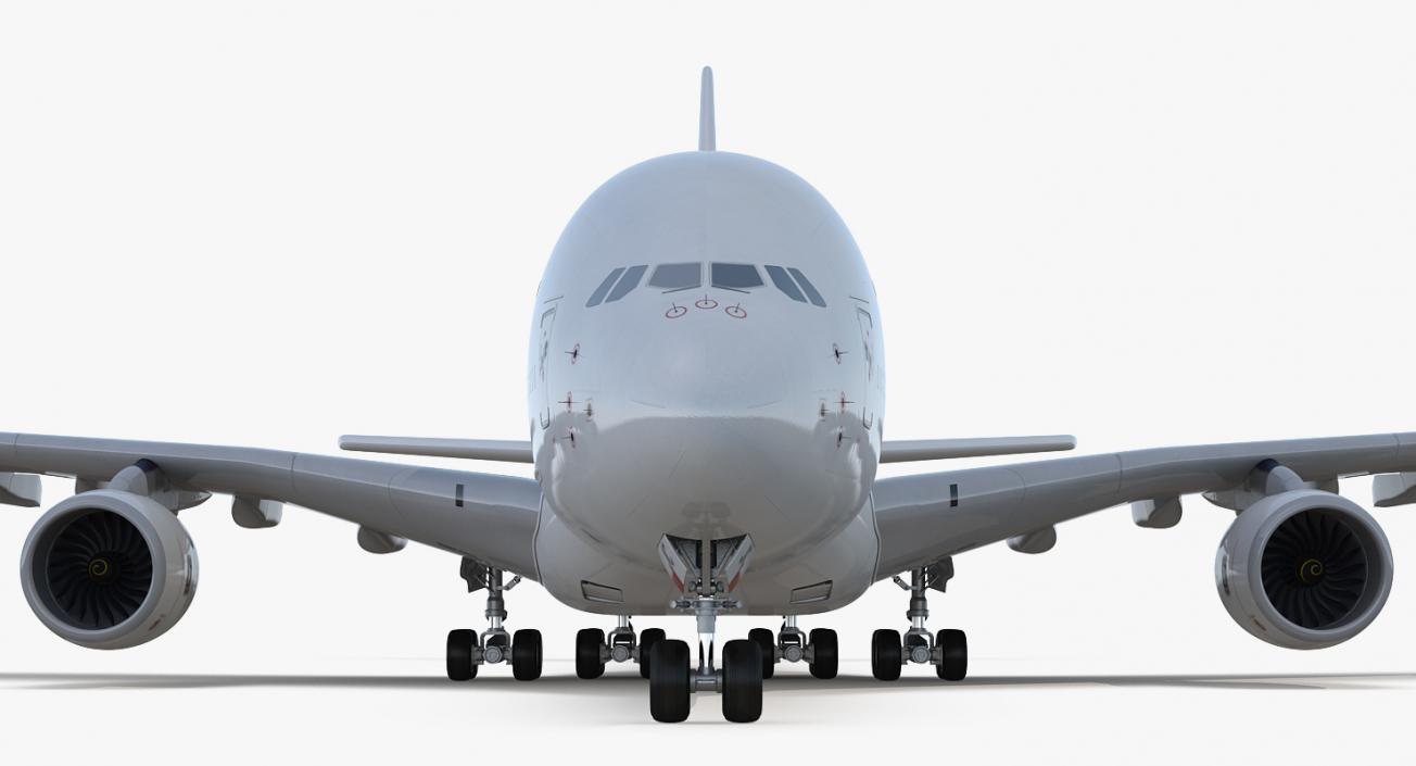 3D model Airbus A380-900 Generic Rigged