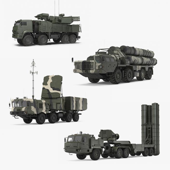 Russian Missile Systems Collection 3D model