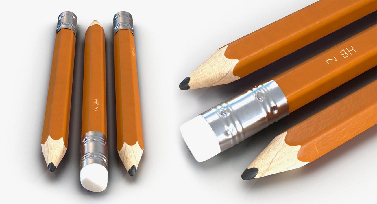 Pens and Pencils Collection 3D