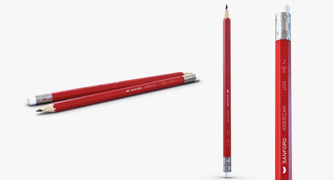 Pens and Pencils Collection 3D