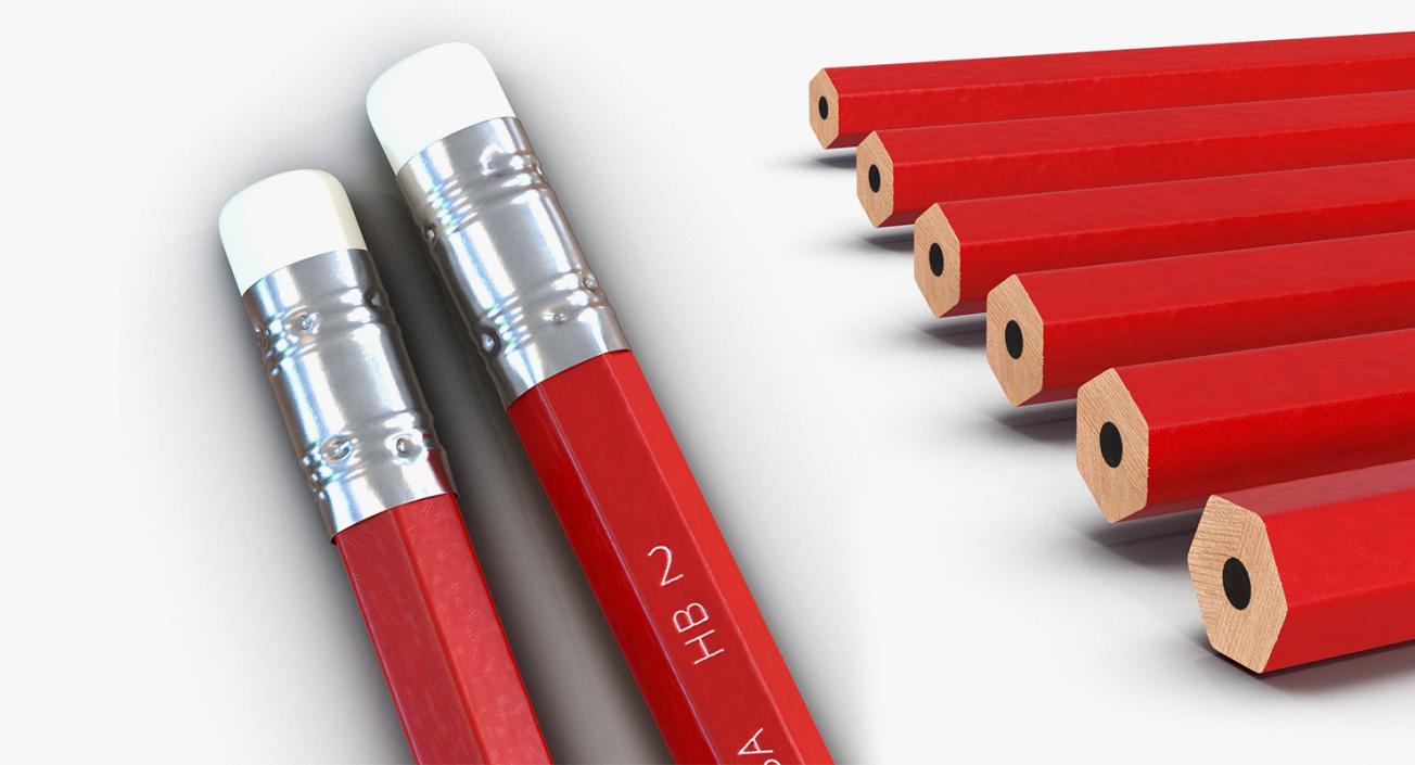 Pens and Pencils Collection 3D