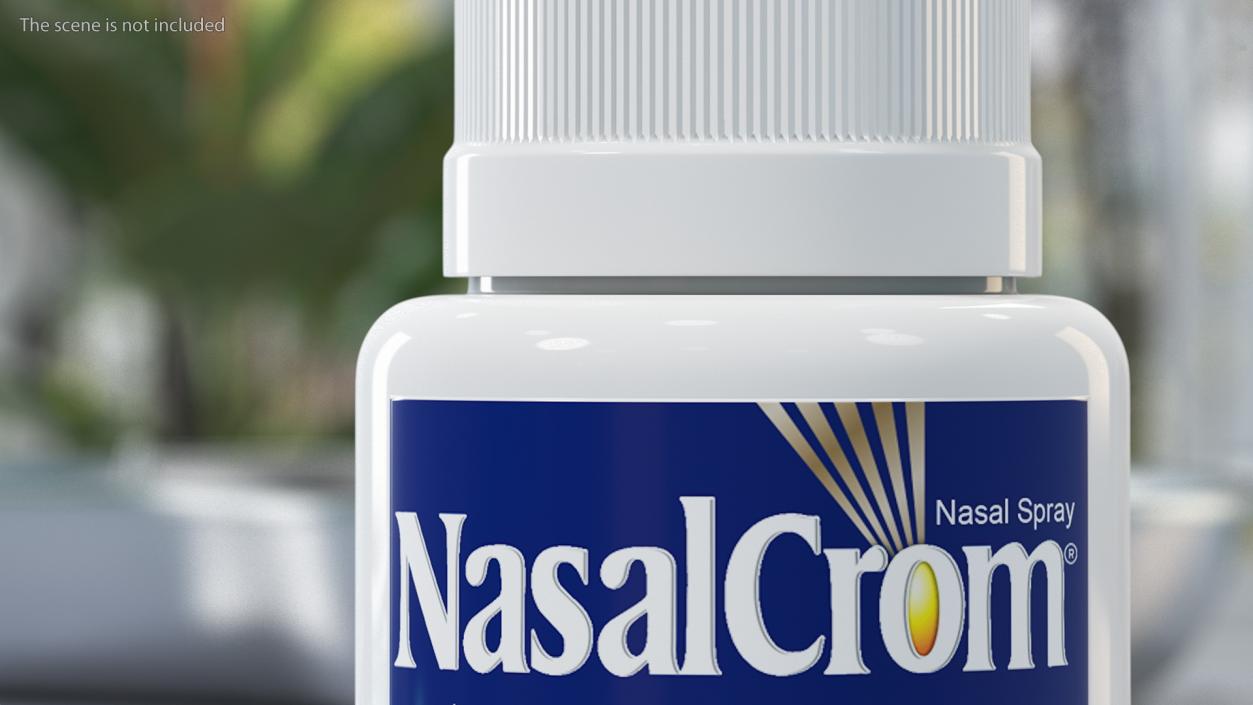 3D NasalCrom Allergy Symptom Controller Bottle model