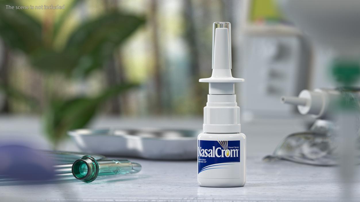 3D NasalCrom Allergy Symptom Controller Bottle model