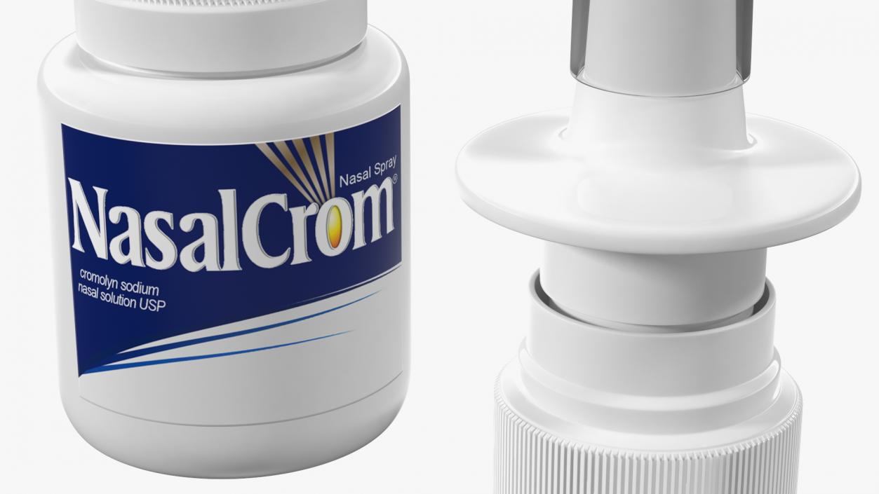 3D NasalCrom Allergy Symptom Controller Bottle model