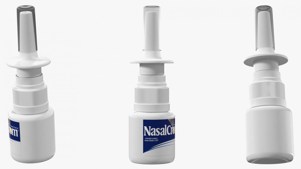 3D NasalCrom Allergy Symptom Controller Bottle model