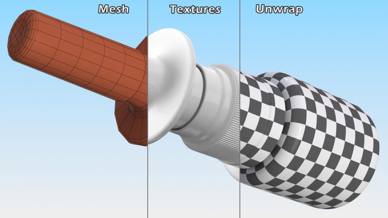 3D NasalCrom Allergy Symptom Controller Bottle model