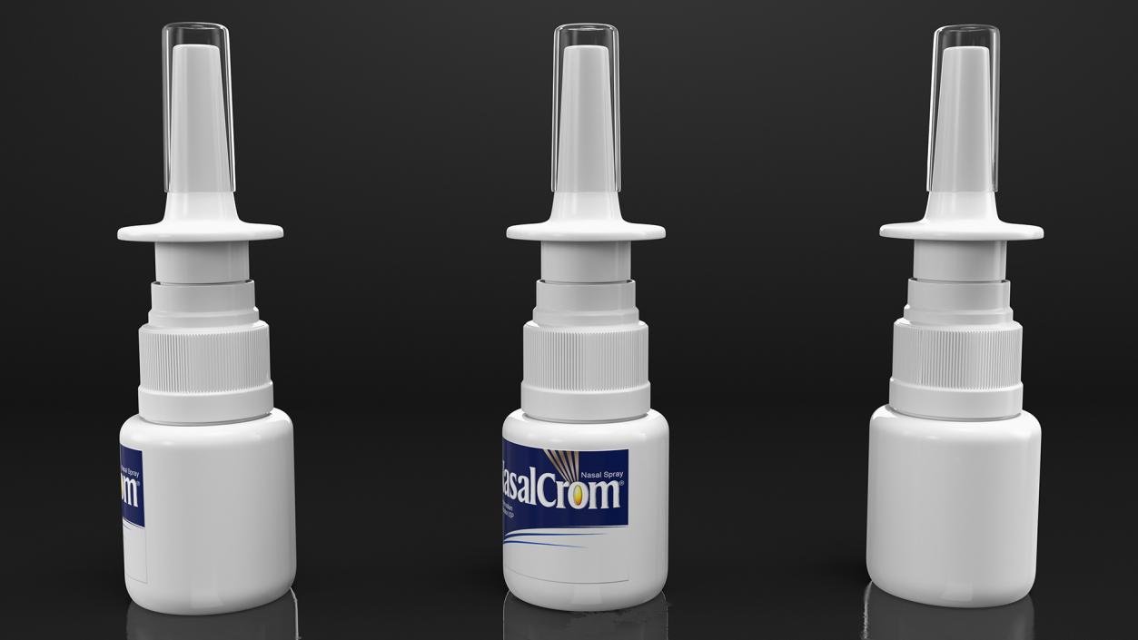 3D NasalCrom Allergy Symptom Controller Bottle model