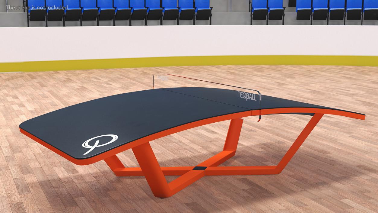 3D Teqball Table model