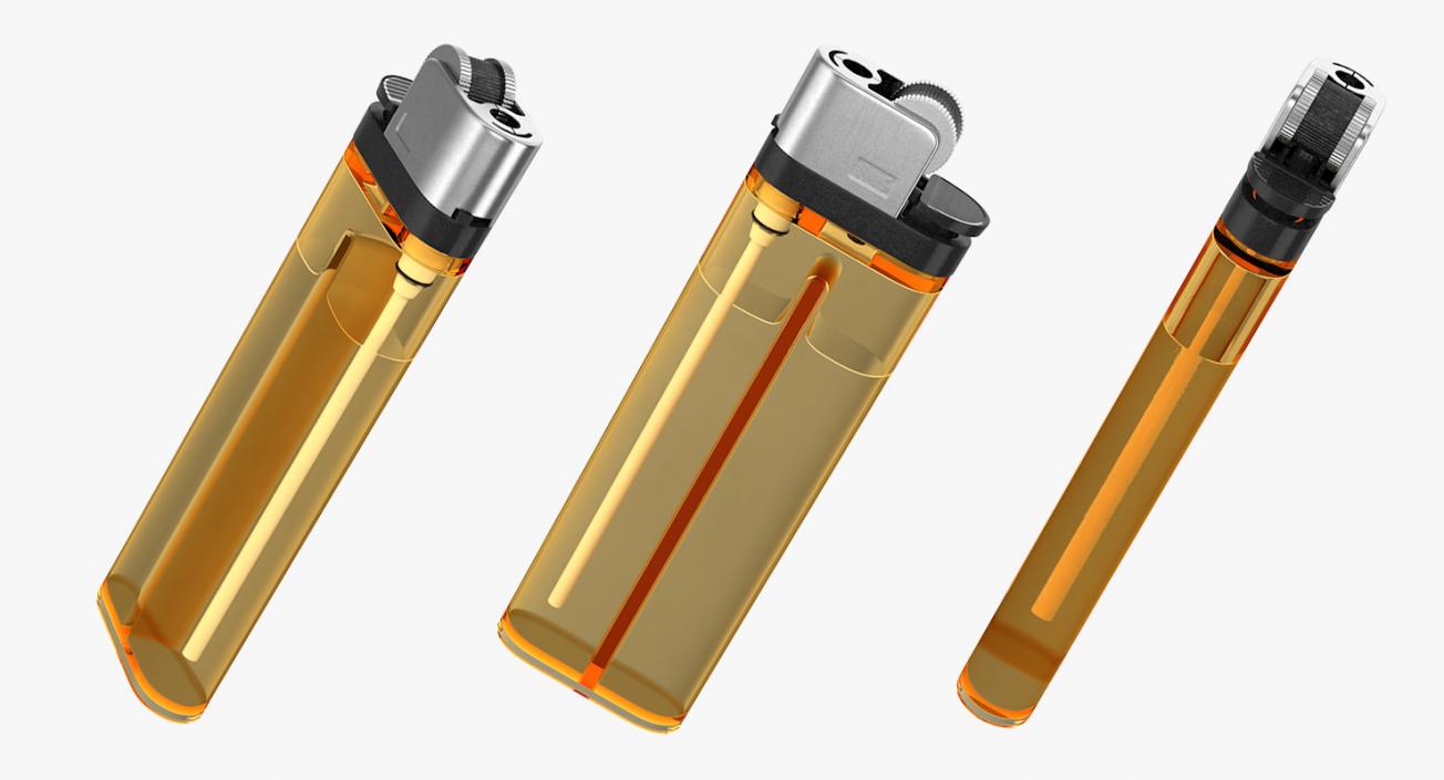 Lighters Collection 3D model