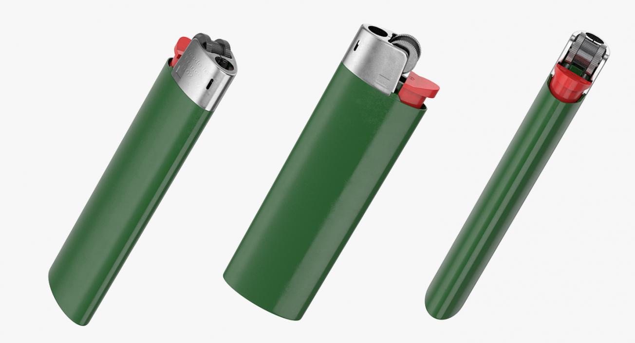 Lighters Collection 3D model