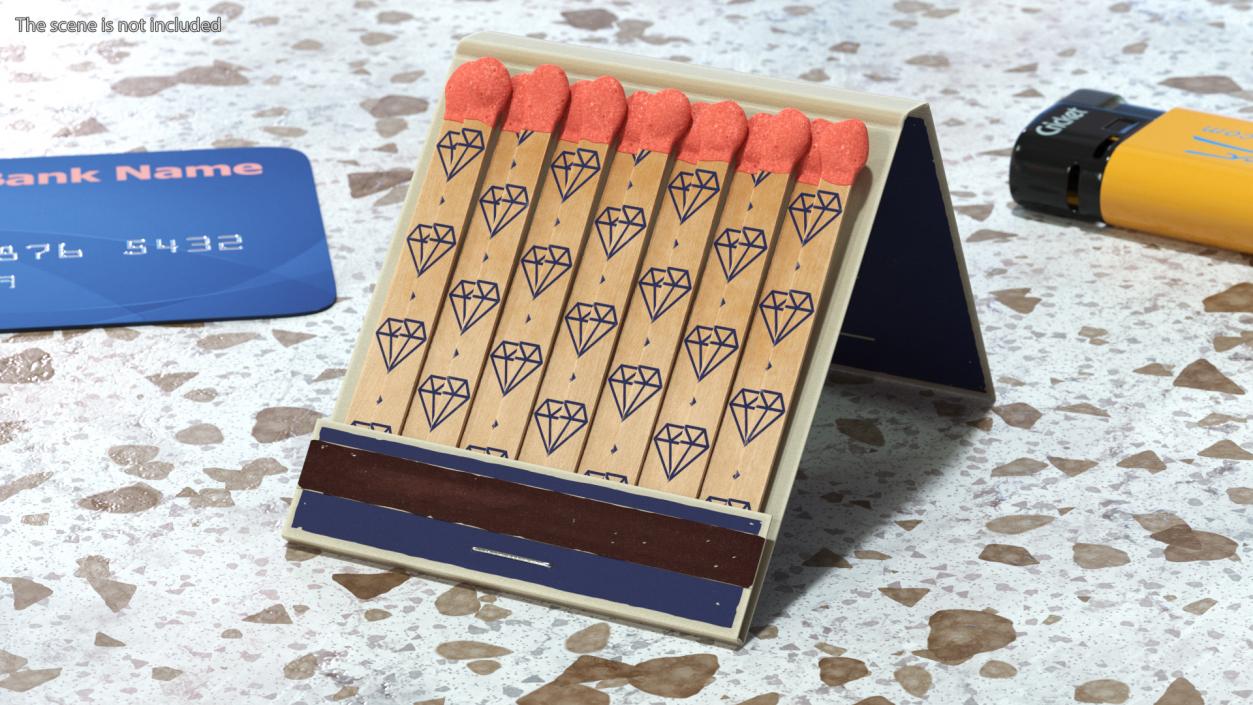 Vintage Matchbook 3D