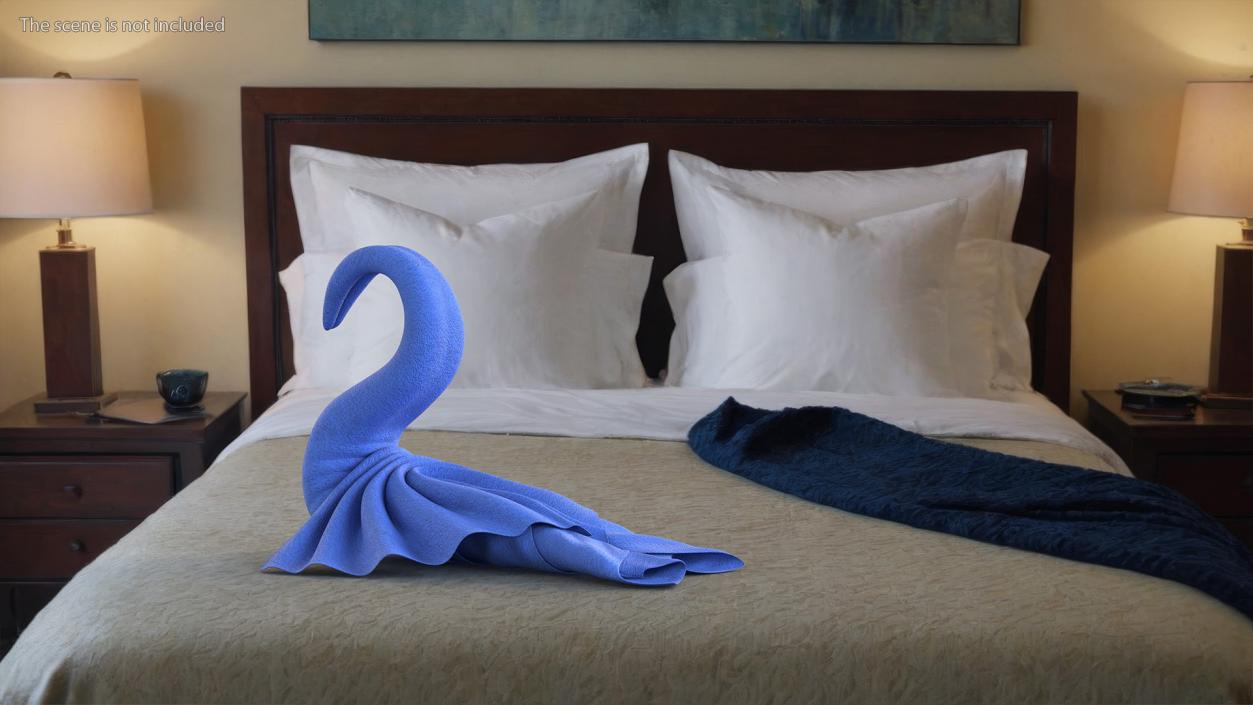 3D Shaped Towel Swans Collection 2