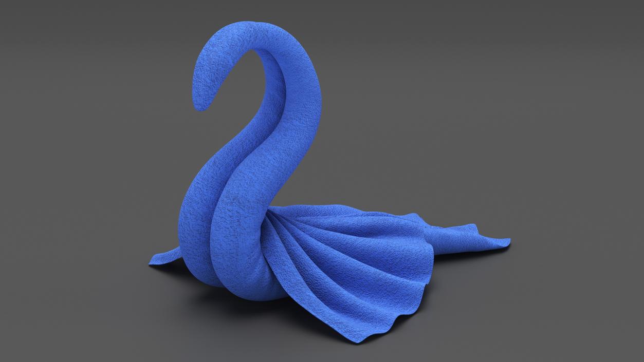 3D Shaped Towel Swans Collection 2