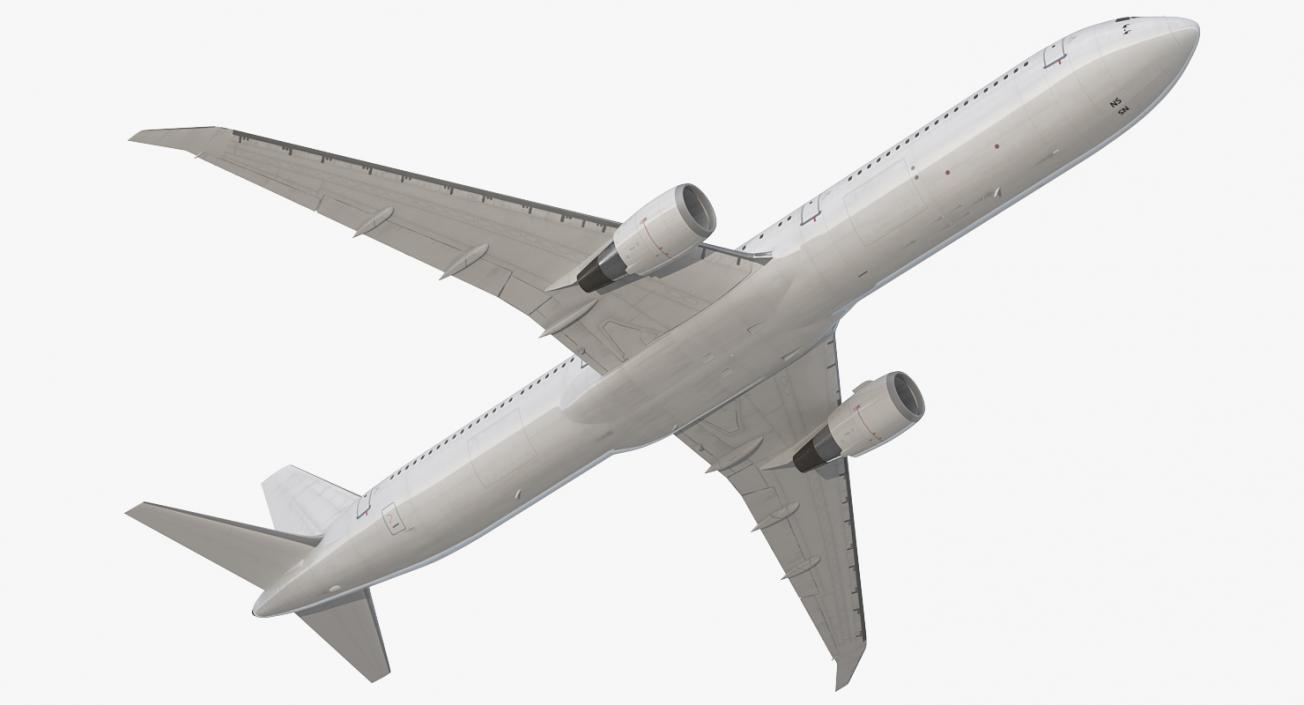 3D Boeing 767-400 with Interior Generic