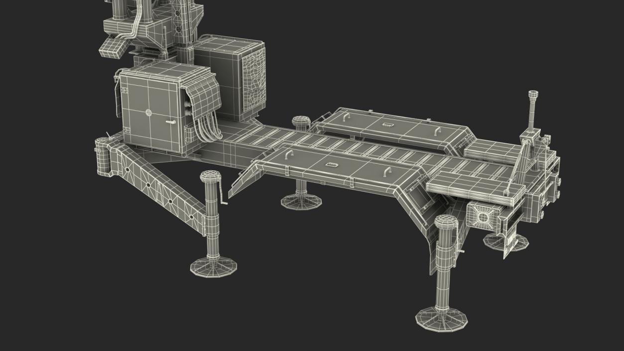 Kasta 2E2 Antenna Rigged 3D model