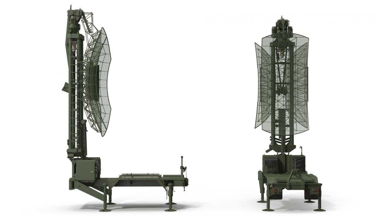 Kasta 2E2 Antenna Rigged 3D model