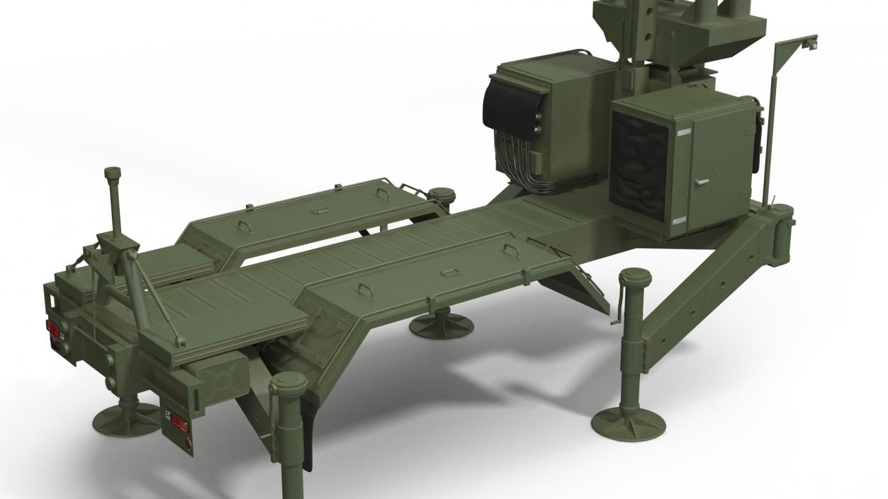 Kasta 2E2 Antenna Rigged 3D model