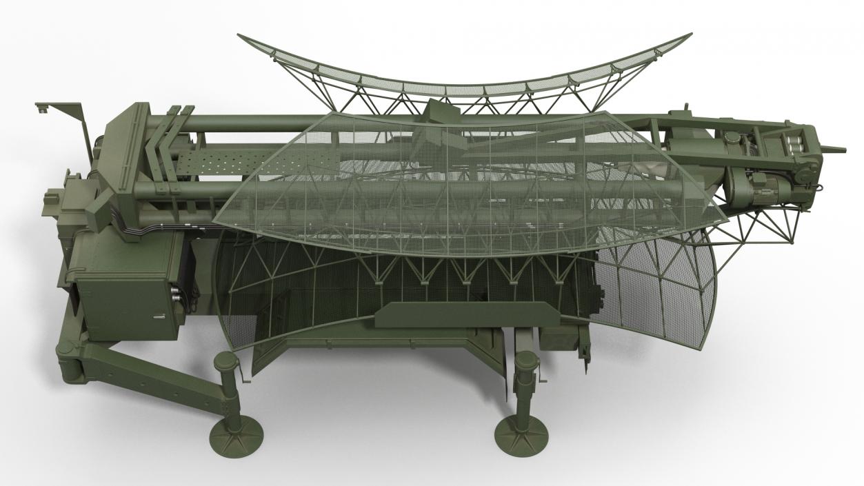 Kasta 2E2 Antenna Rigged 3D model