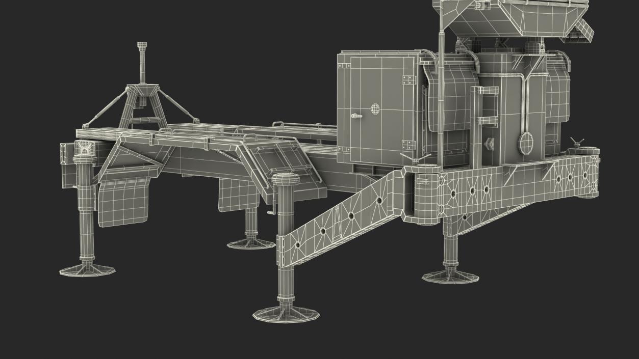 Kasta 2E2 Antenna Rigged 3D model