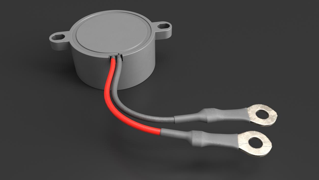 Sound Buzzer Grey 2 3D model