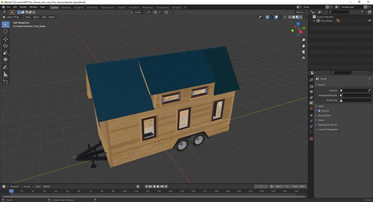 3D model Tiny House