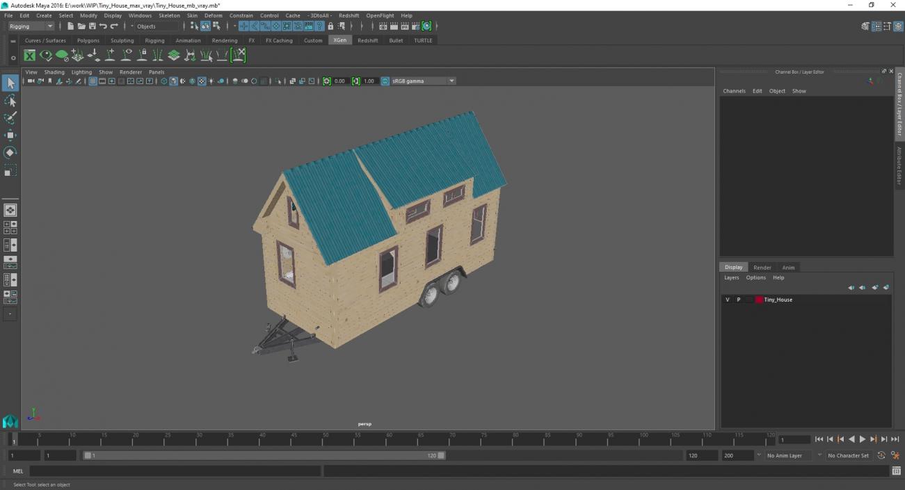 3D model Tiny House