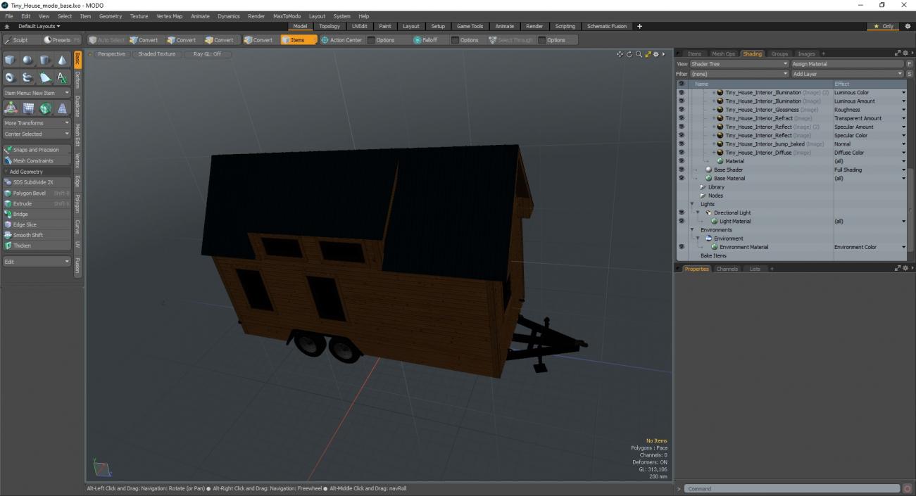 3D model Tiny House