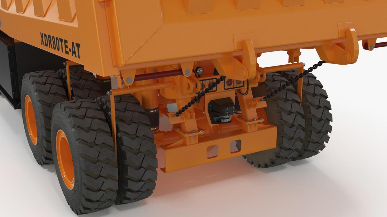 3D New XCMG Autonomous Electric Mining Truck Rigged model