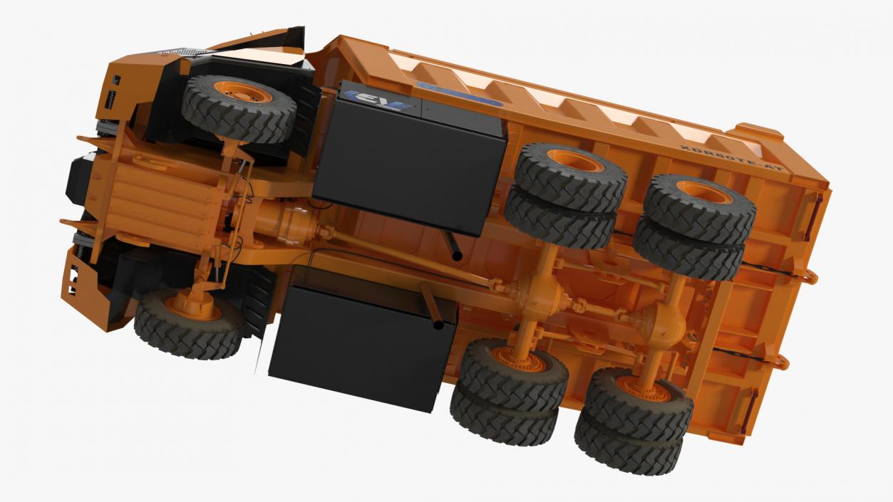 3D New XCMG Autonomous Electric Mining Truck Rigged model