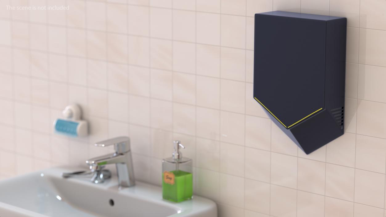 3D Vertical Hand Dryers Collection