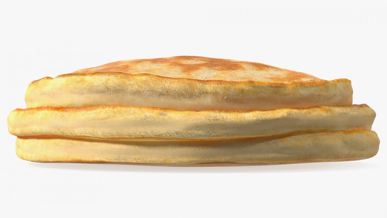 Three Pancakes 3D model