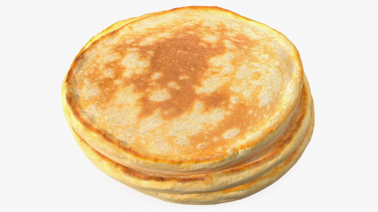 Three Pancakes 3D model