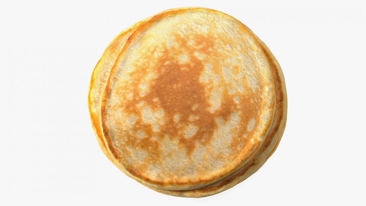 Three Pancakes 3D model