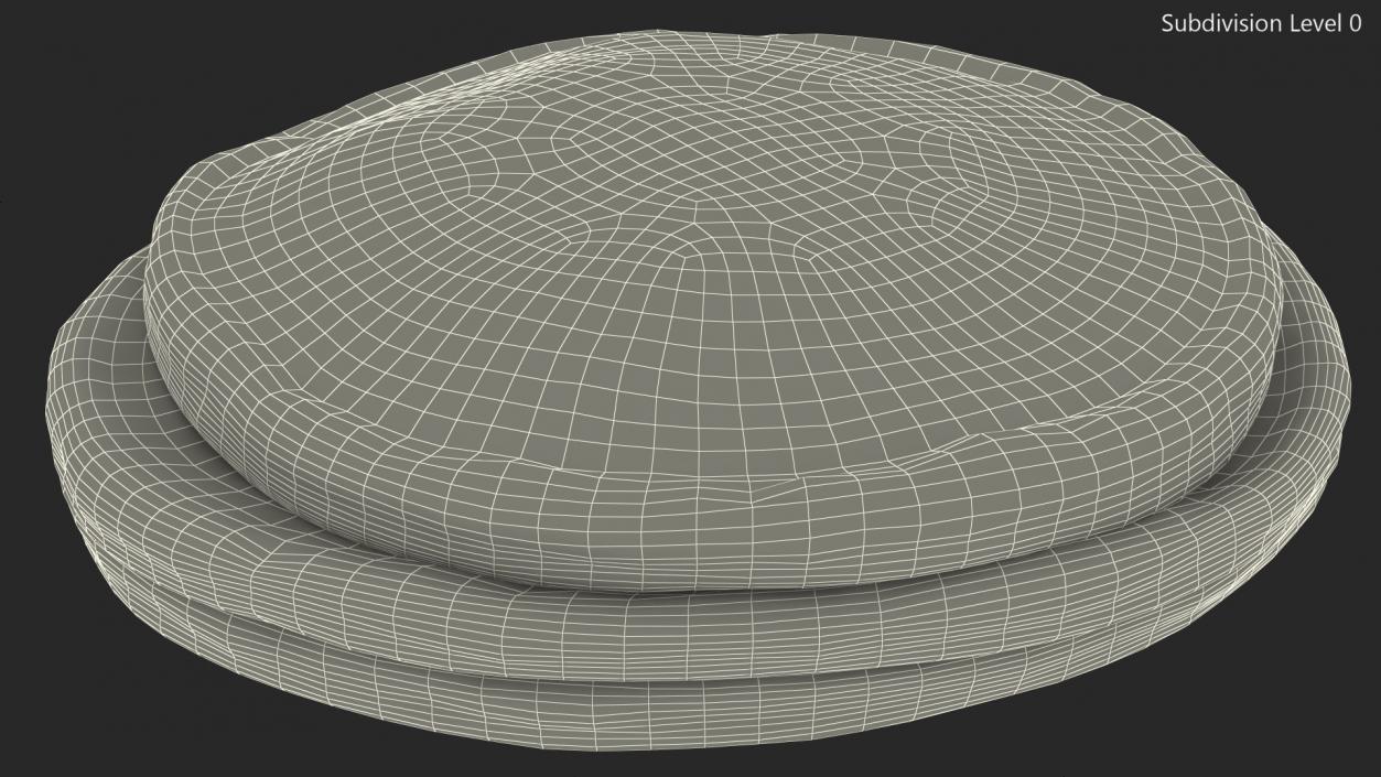 Three Pancakes 3D model