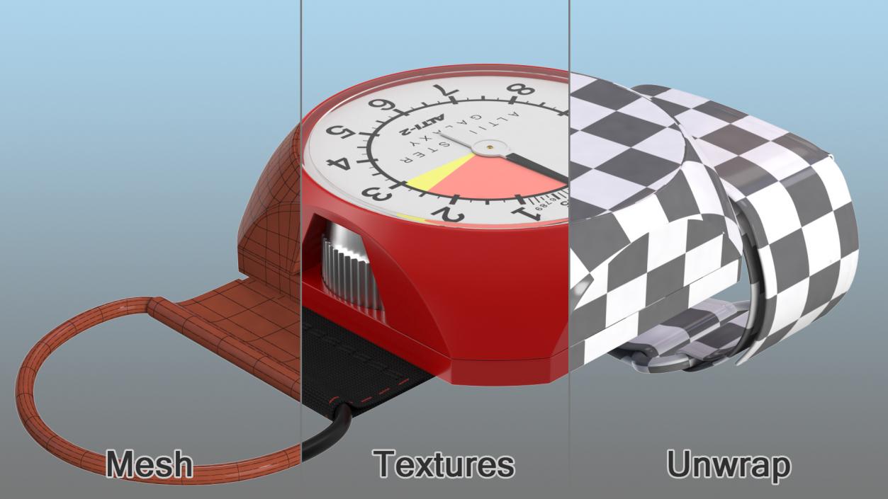 3D Alti2 Altimaster Galaxy Extreme Analog Altimeter model