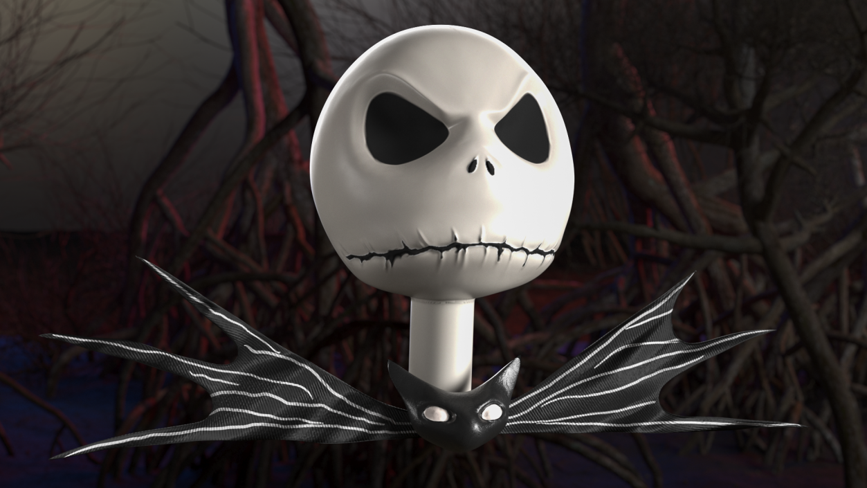 3D model Head of Jack Skellington Angry