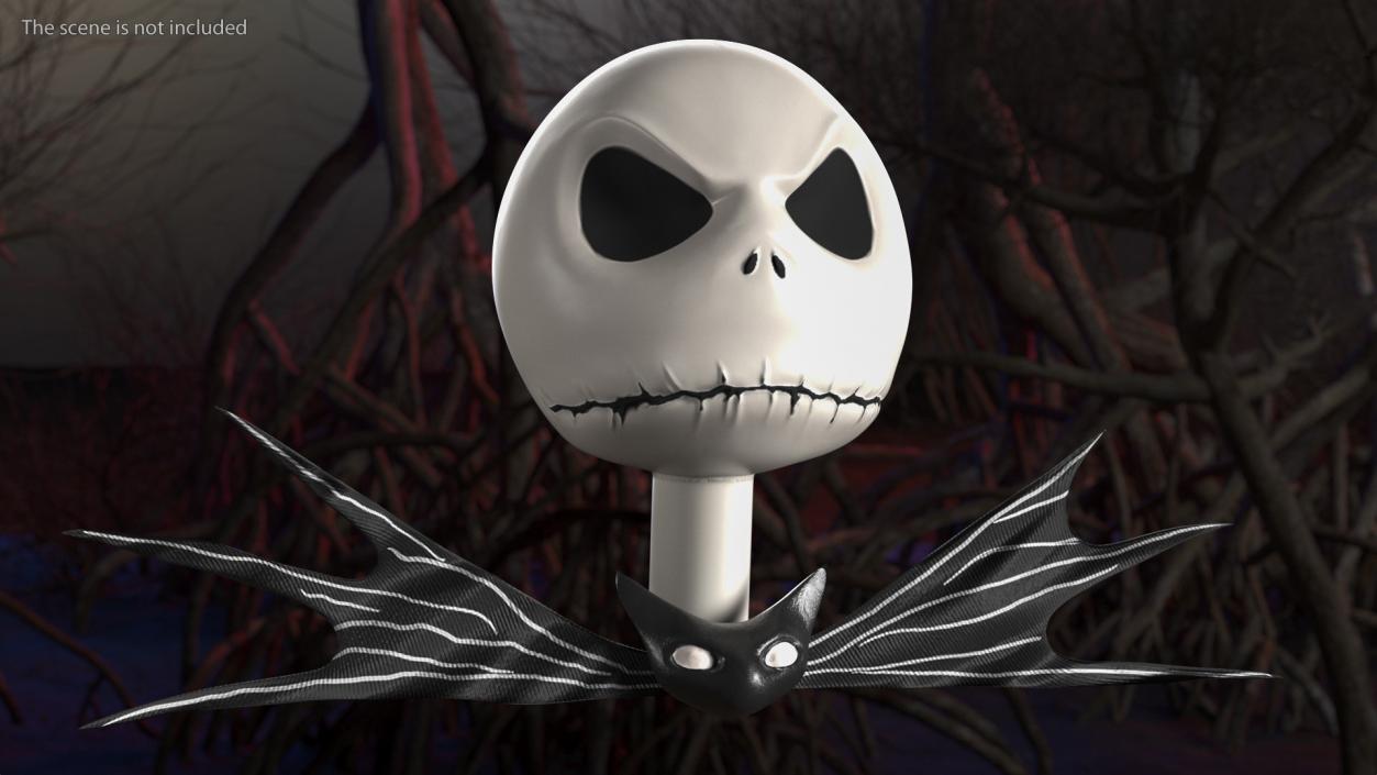 3D model Head of Jack Skellington Angry