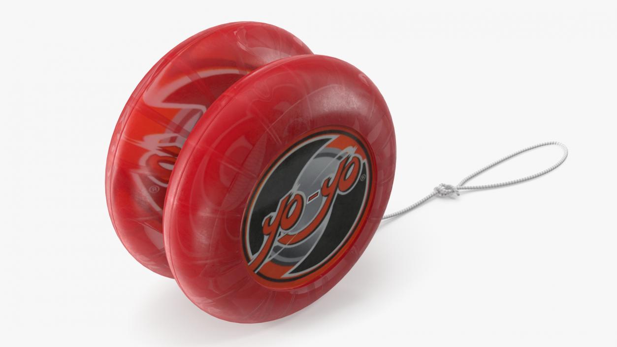 3D Toy Yo-Yo Red model