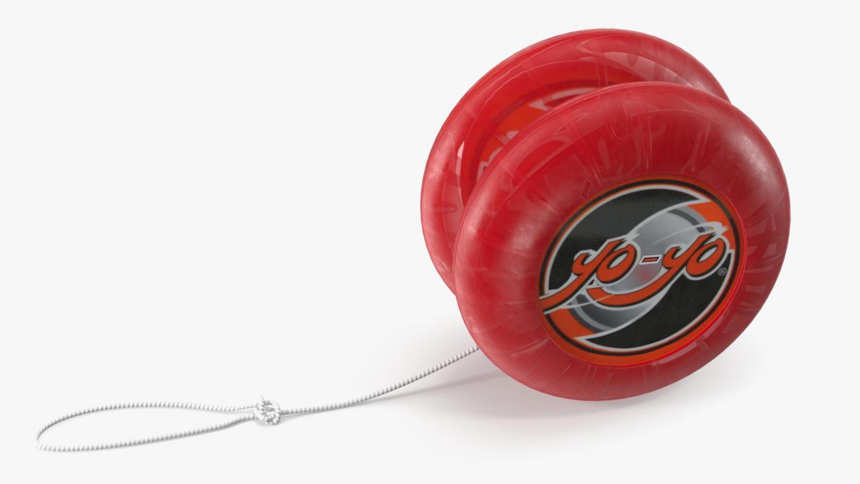 3D Toy Yo-Yo Red model