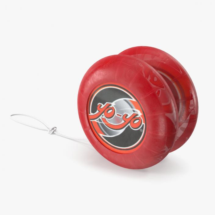 3D Toy Yo-Yo Red model