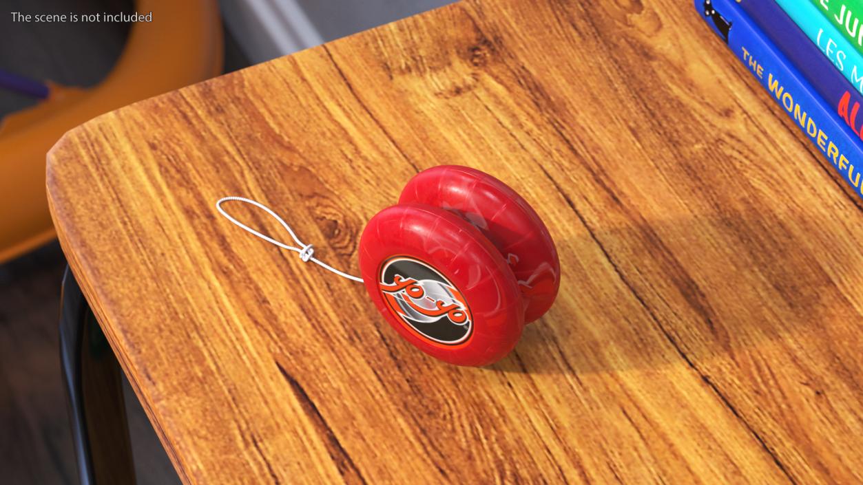 3D Toy Yo-Yo Red model