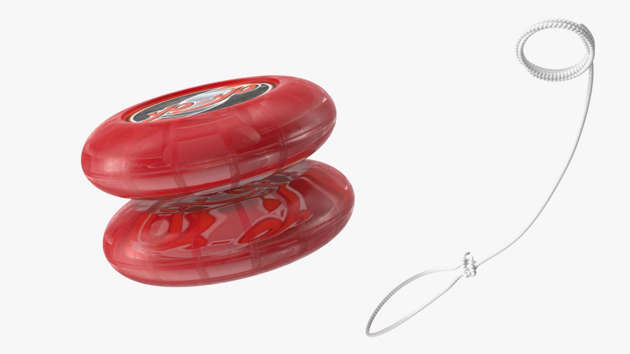 3D Toy Yo-Yo Red model