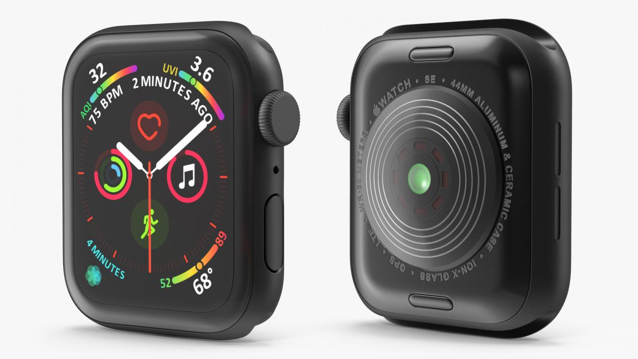 3D model Apple Watch SE Black