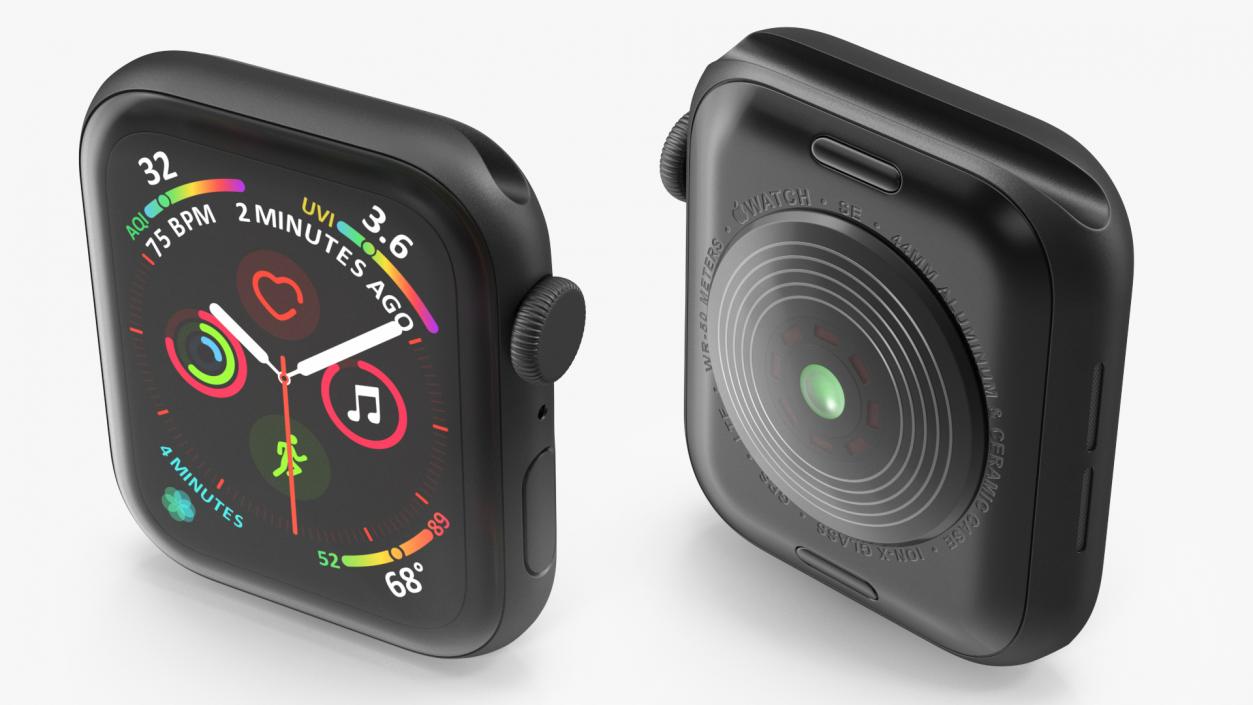 3D model Apple Watch SE Black