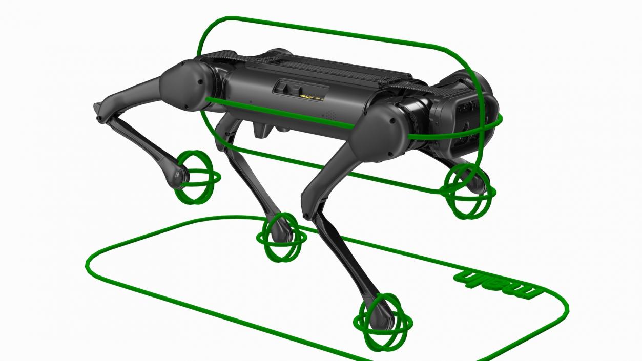 3D Robot Dog Rigged